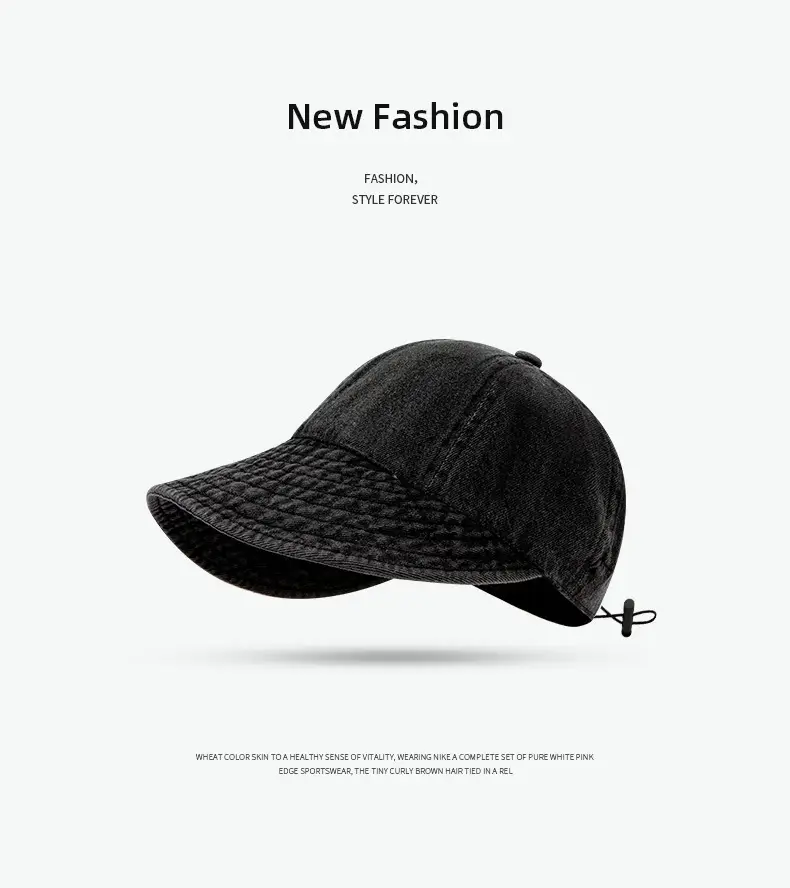 Japanese Style Women Sunscreen Hat Denim Duck 85g — feature 5