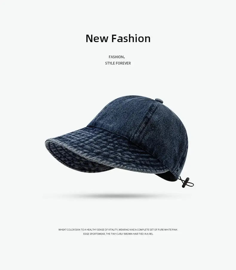 Japanese Style Women Sunscreen Hat Denim Duck 85g — feature 6