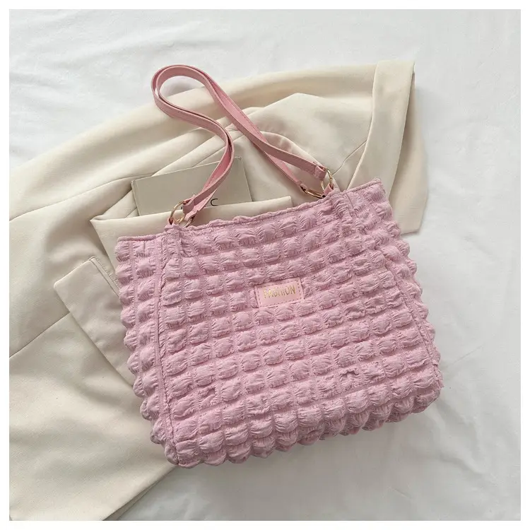 Purple Pleated Handbag for Women Autumn Winter — feature 23