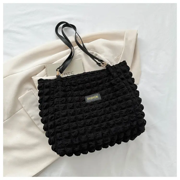 Purple Pleated Handbag for Women Autumn Winter — feature 26