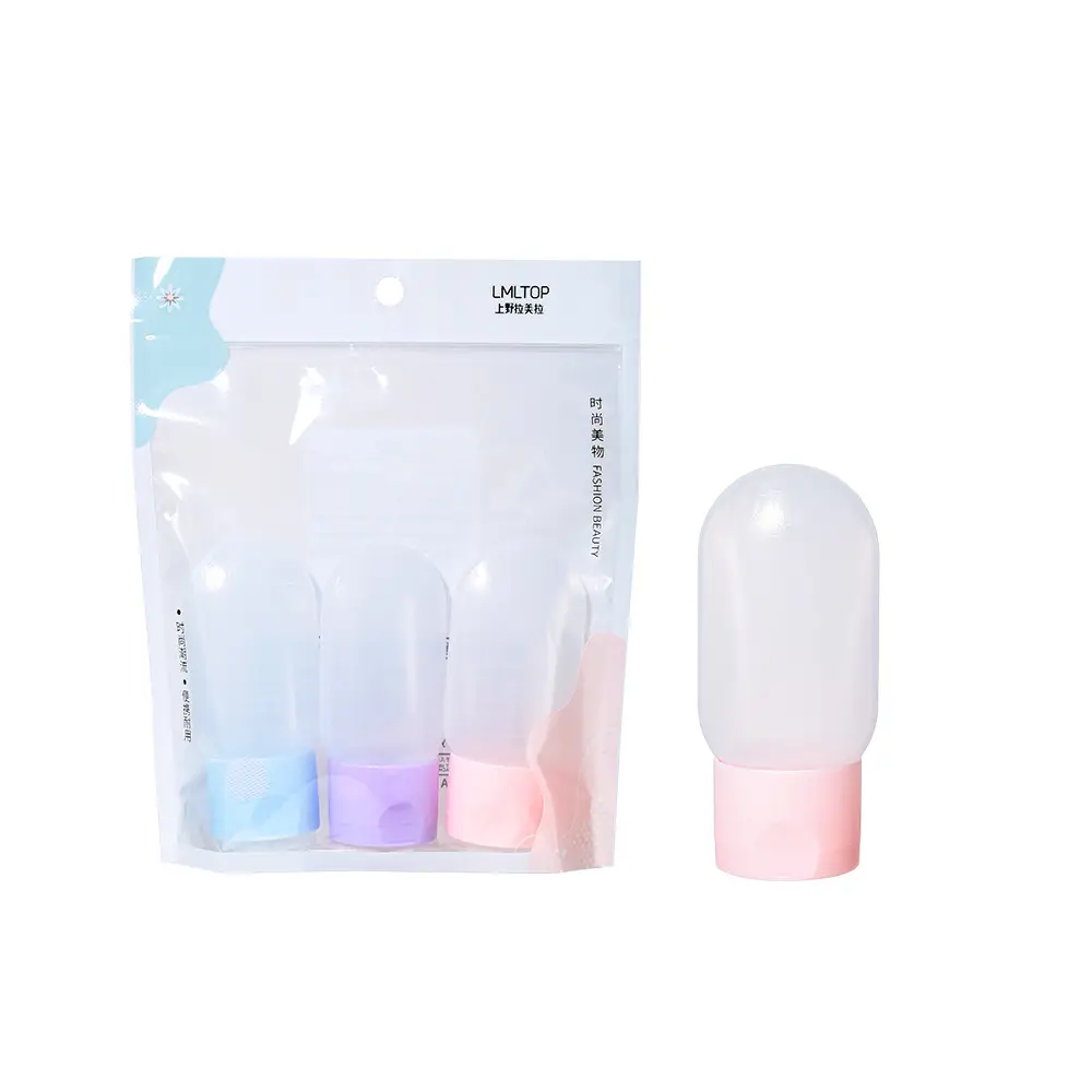 3 Pack 30ml Squeeze Bottle Shampoo Lotion Soft Bottle