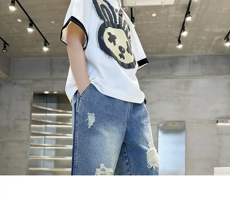 Korean Style Ripped Denim Shorts for Girls 2026 — feature 12
