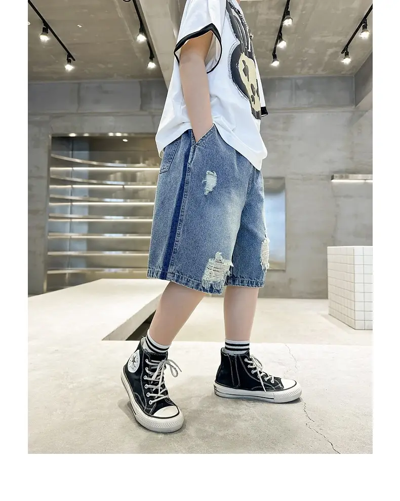 Korean Style Ripped Denim Shorts for Girls 2026 — feature 13