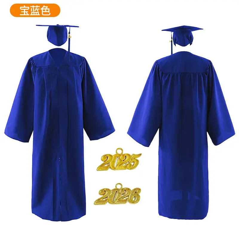 2025 Graduation Gown Yellow High School College Uniform - Image 27