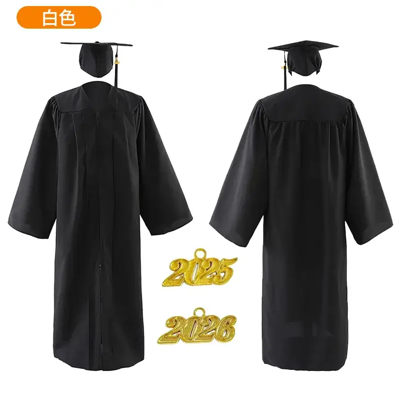 2025 Graduation Gown Yellow High School College Uniform - Image 29