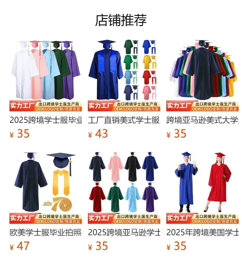 2025 Graduation Gown Yellow High School College Uniform — feature 1