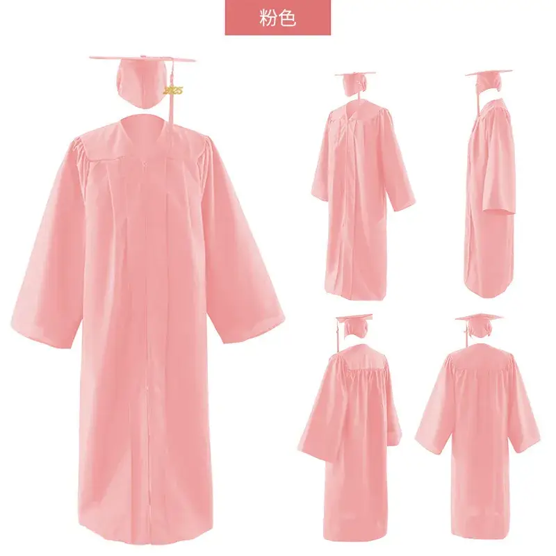 2025 Graduation Gown Yellow High School College Uniform — feature 20