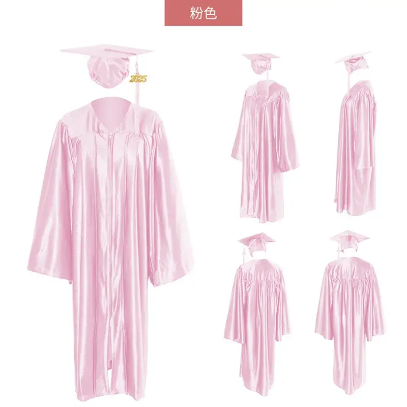 2025 Graduation Gown Yellow High School College Uniform — feature 30