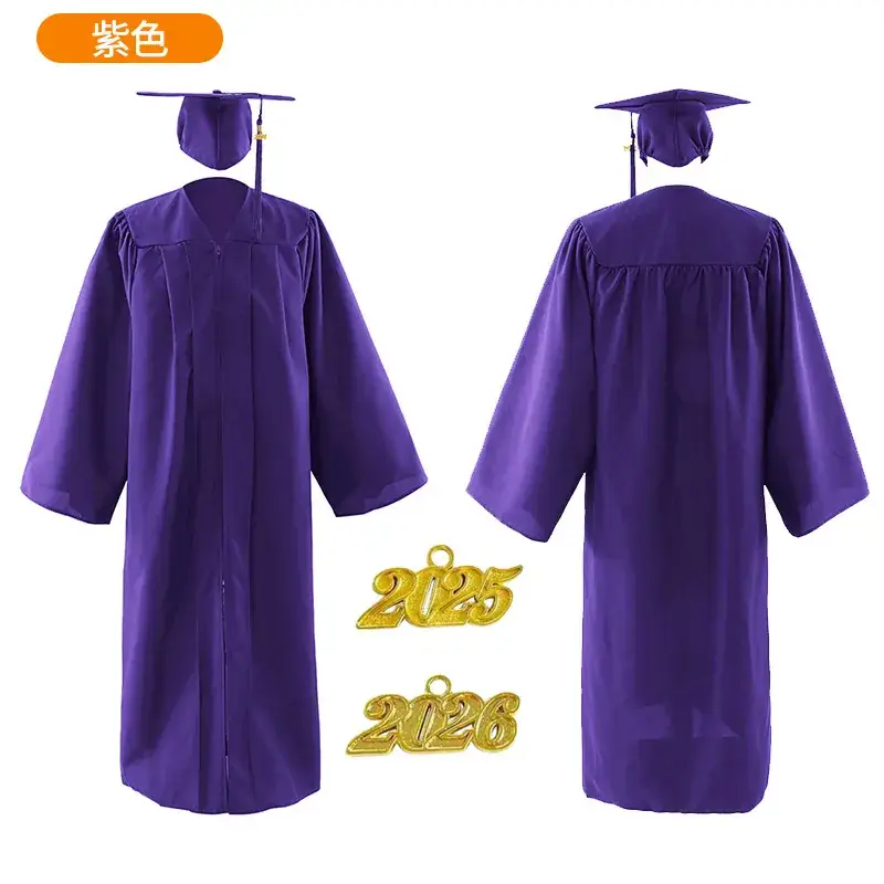 2025 Graduation Gown Yellow High School College Uniform - Image 11