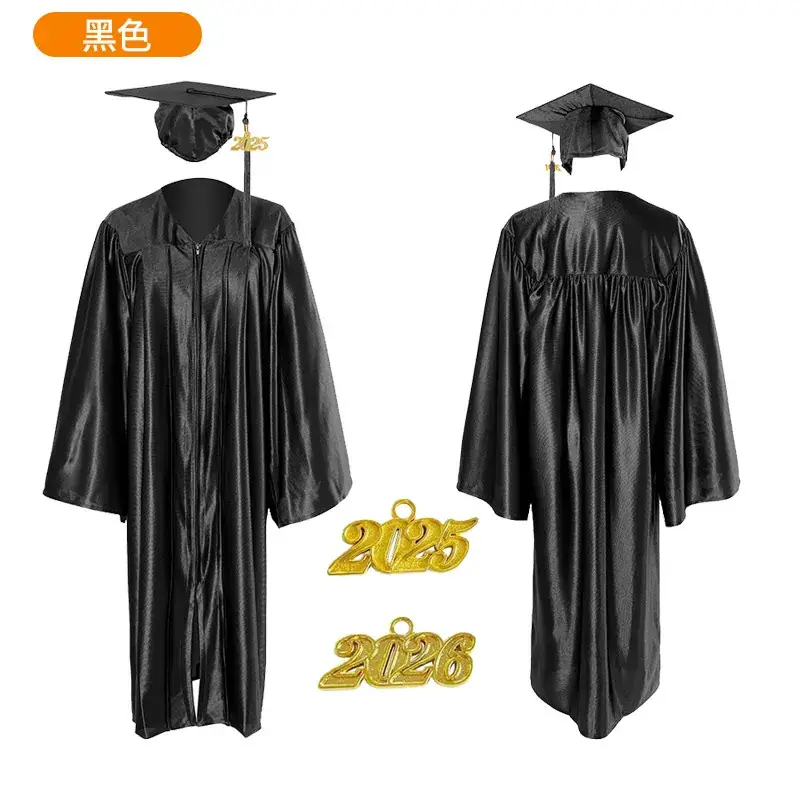 2025 Graduation Gown Yellow High School College Uniform - Image 16