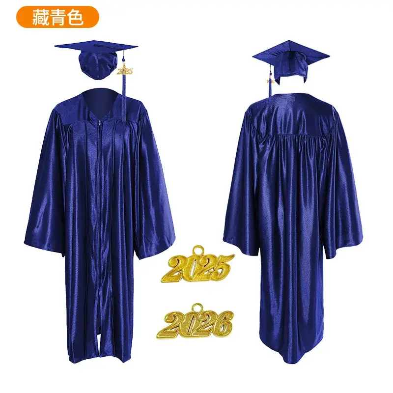 2025 Graduation Gown Yellow High School College Uniform - Image 19