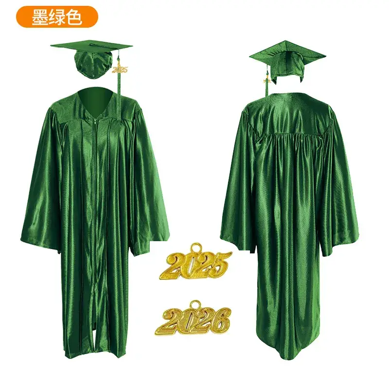 2025 Graduation Gown Yellow High School College Uniform - Image 21