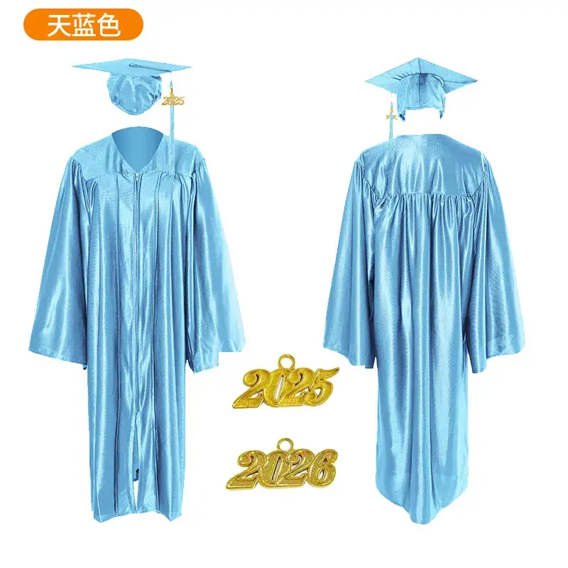 2025 Graduation Gown Yellow High School College Uniform - Image 22