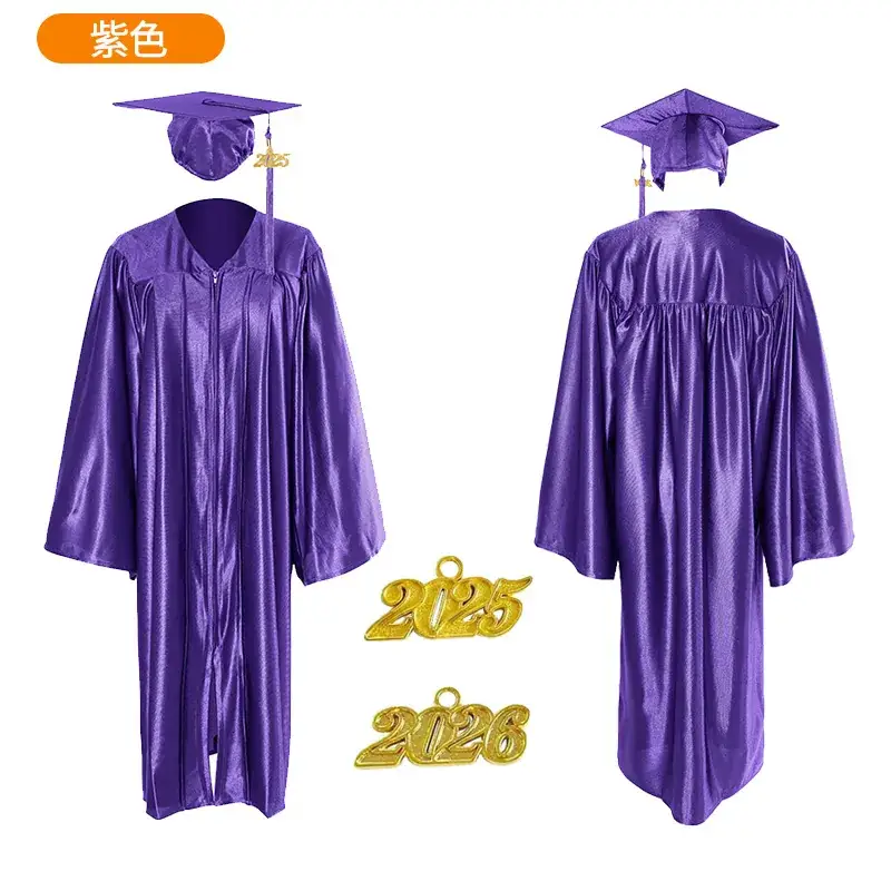 2025 Graduation Gown Yellow High School College Uniform - Image 23
