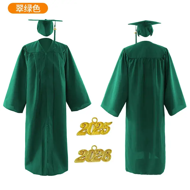 2025 Graduation Gown Yellow High School College Uniform - Image 5