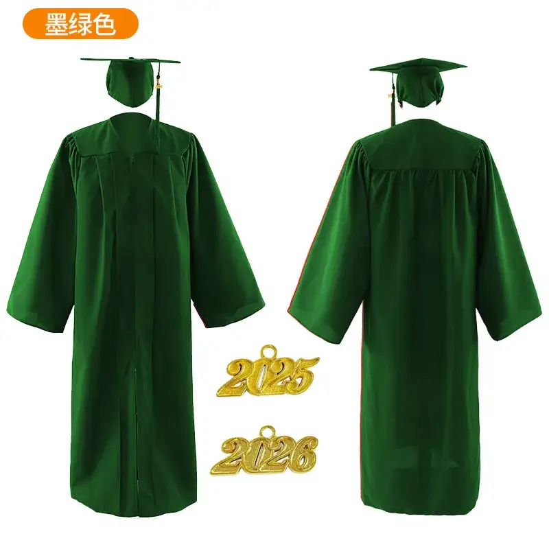 2025 Graduation Gown Yellow High School College Uniform - Image 9