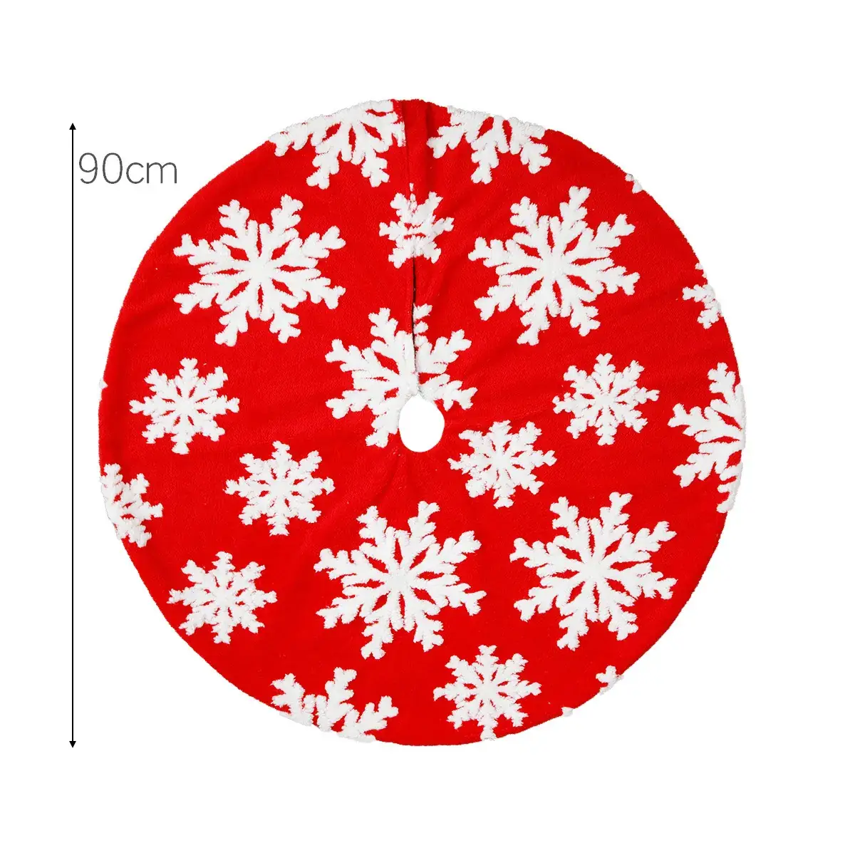 New Christmas Tree Dress Apron Velvet Cotton Wool 90cm