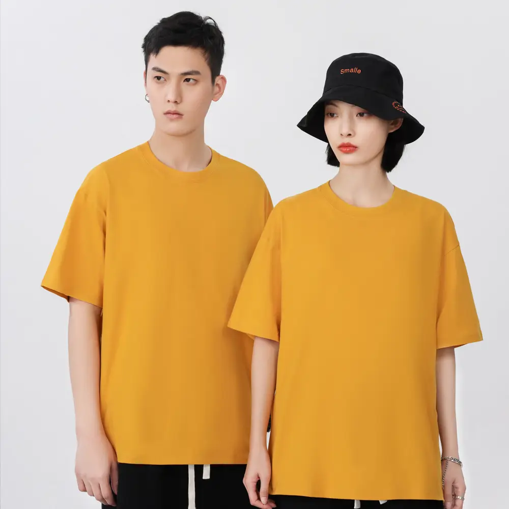 Men Summer Cotton T-Shirt Off-Shoulder Loose Fit - Image 15