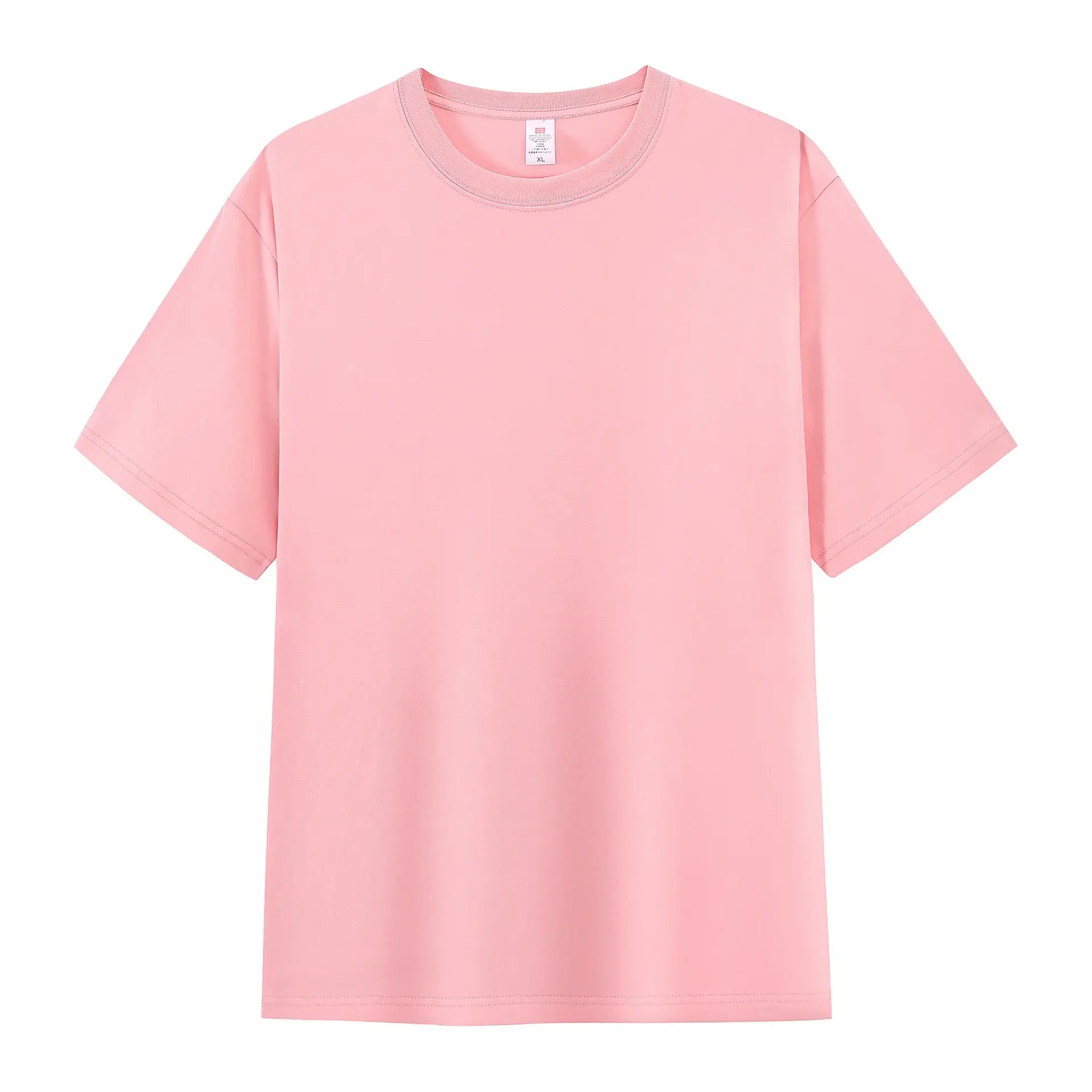 Men Summer Cotton T-Shirt Off-Shoulder Loose Fit - Image 3