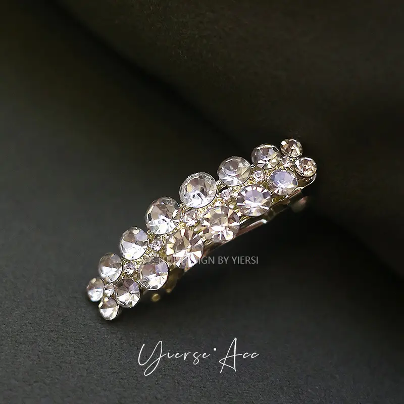Women's Pearl Hair Clip for Spring with Side Bangs