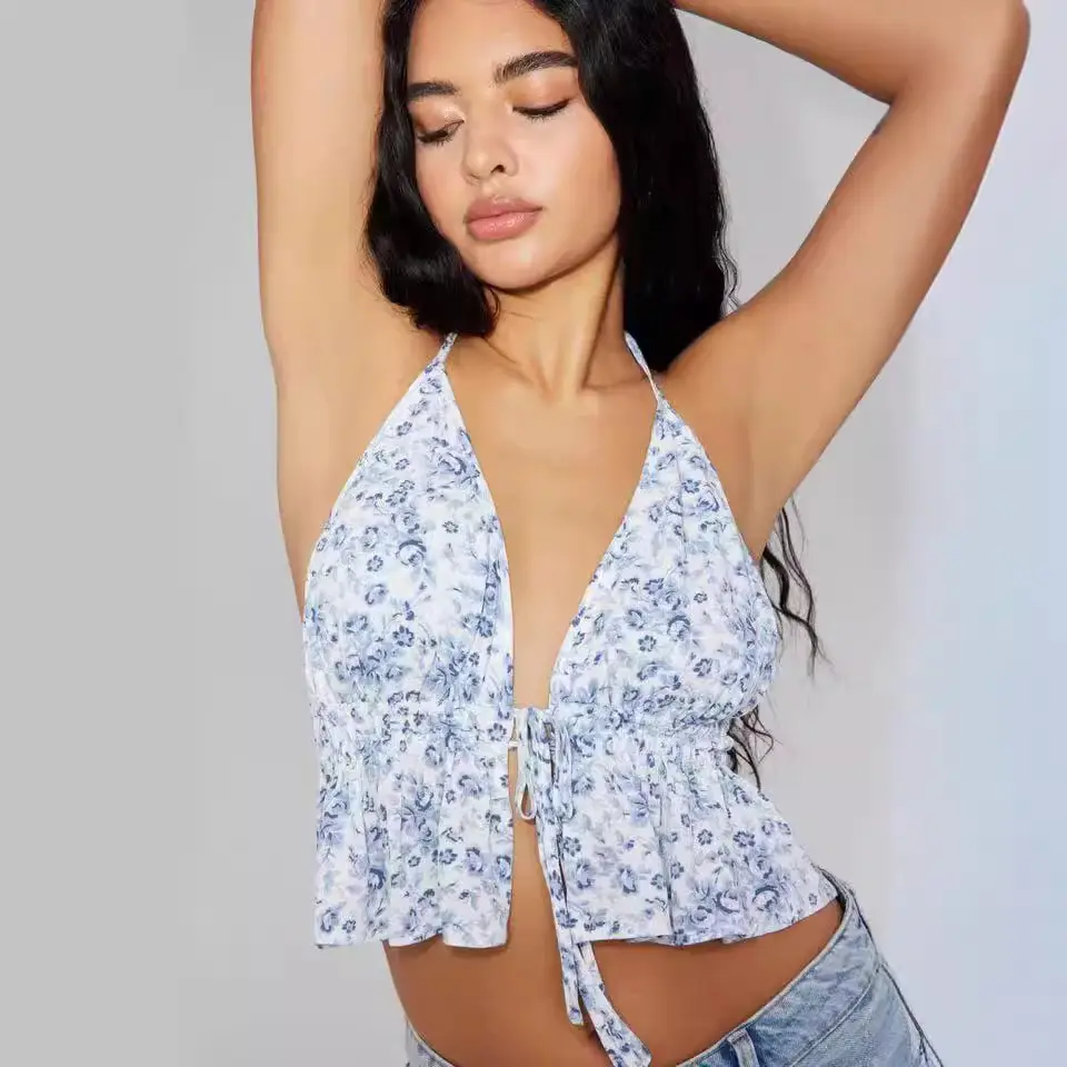 2024 Summer Lace Top with Lace Trim - Image 4