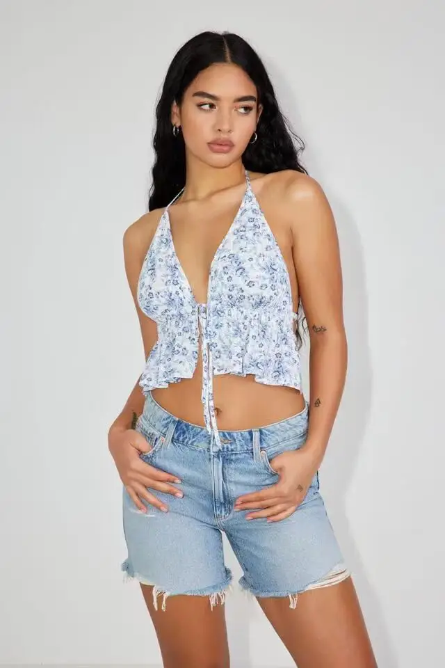 2024 Summer Lace Top with Lace Trim — feature 6