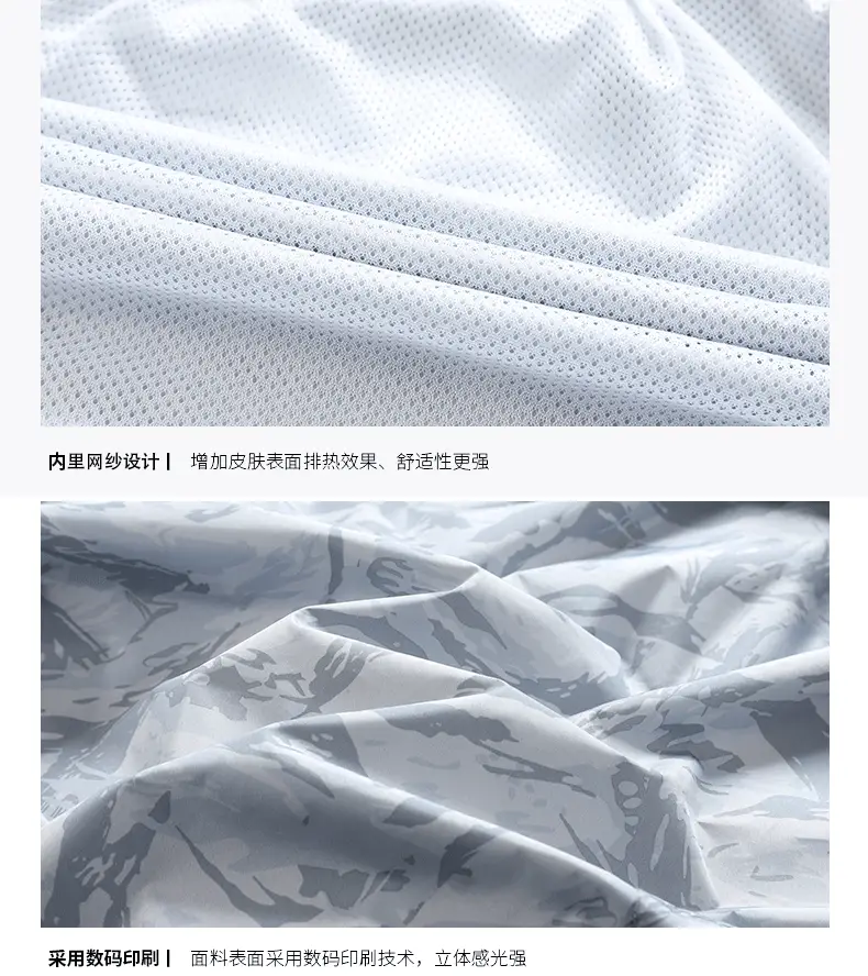 2025 Summer Blue Camo Work Vest with Zip Front — feature 20
