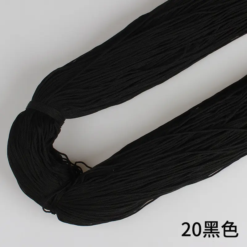 Ice Silk Line Hollow Line Ice Silk Line Thin Line Polyester Line Upgraded Edition Hand-woven Crochet Shoes Line Hook Bag Summer Hat