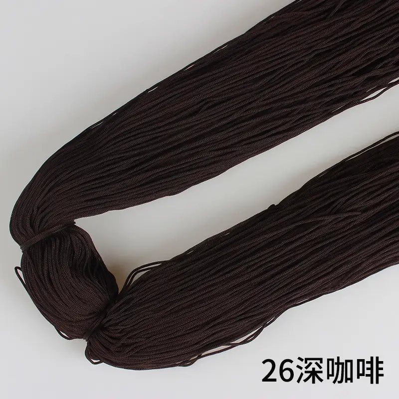 Ice Silk Line Hollow Line Ice Silk Line Thin Line Polyester Line Upgraded Edition Hand-woven Crochet Shoes Line Hook Bag Summer Hat