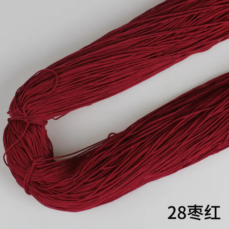 Ice Silk Line Hollow Line Ice Silk Line Thin Line Polyester Line Upgraded Edition Hand-woven Crochet Shoes Line Hook Bag Summer Hat