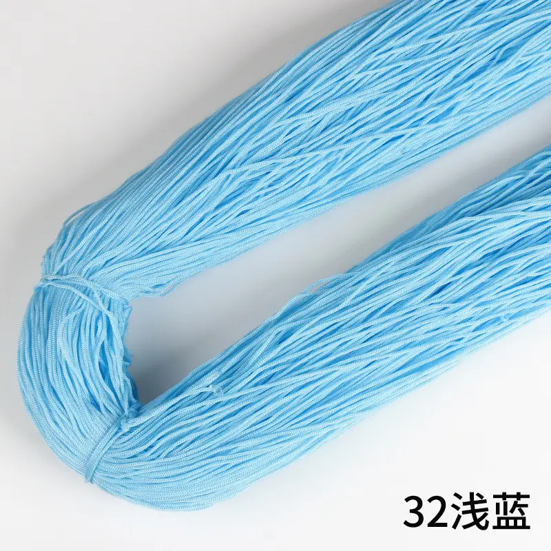 Ice Silk Line Hollow Line Ice Silk Line Thin Line Polyester Line Upgraded Edition Hand-woven Crochet Shoes Line Hook Bag Summer Hat
