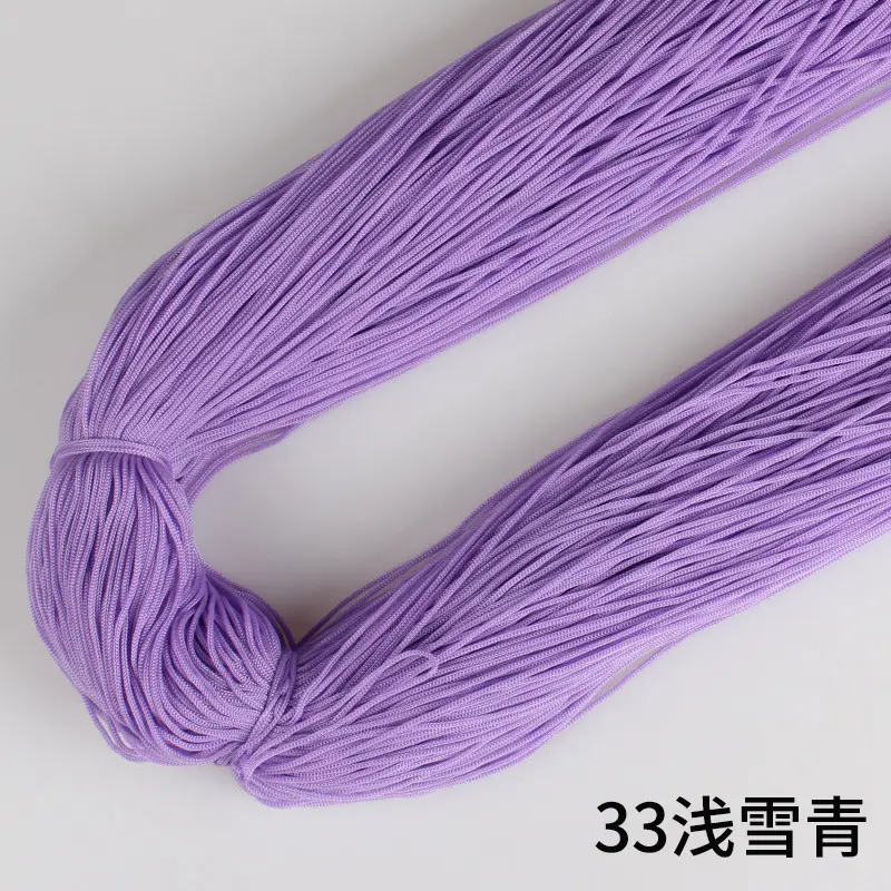Ice Silk Line Hollow Line Ice Silk Line Thin Line Polyester Line Upgraded Edition Hand-woven Crochet Shoes Line Hook Bag Summer Hat