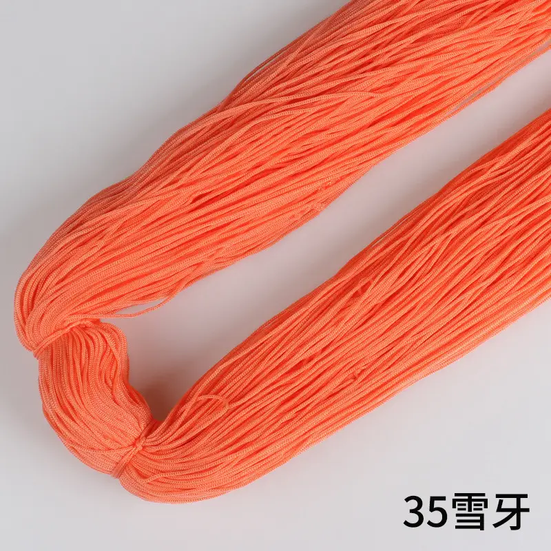 Ice Silk Line Hollow Line Ice Silk Line Thin Line Polyester Line Upgraded Edition Hand-woven Crochet Shoes Line Hook Bag Summer Hat