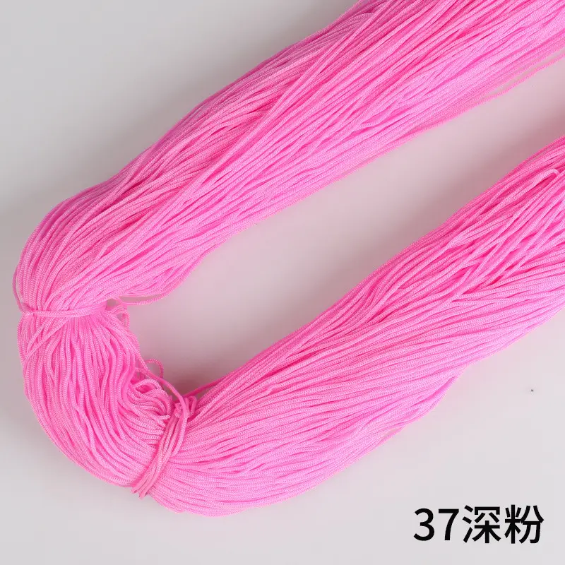 Ice Silk Line Hollow Line Ice Silk Line Thin Line Polyester Line Upgraded Edition Hand-woven Crochet Shoes Line Hook Bag Summer Hat