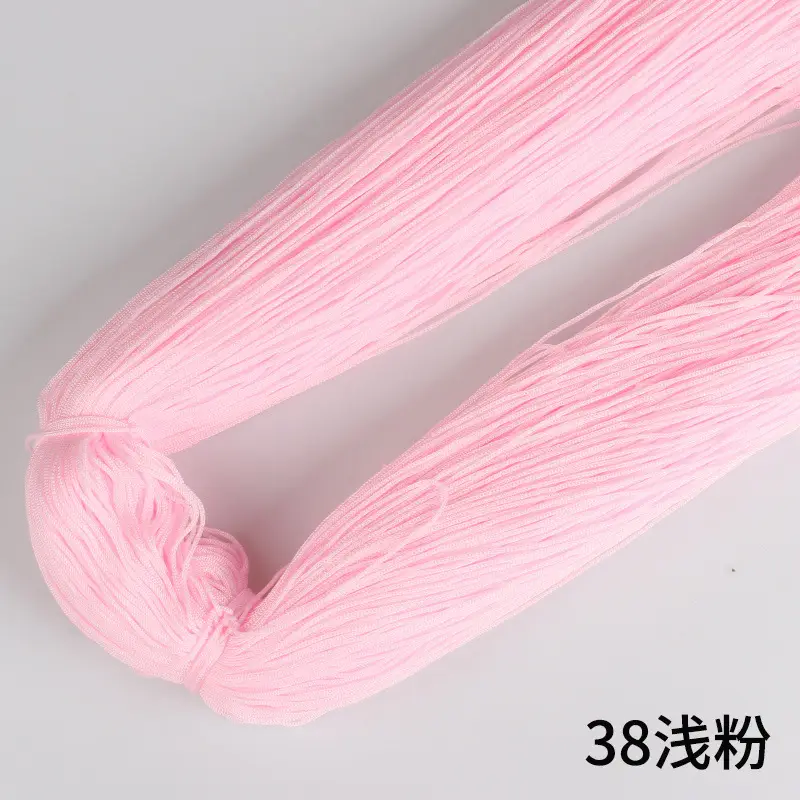 Ice Silk Line Hollow Line Ice Silk Line Thin Line Polyester Line Upgraded Edition Hand-woven Crochet Shoes Line Hook Bag Summer Hat