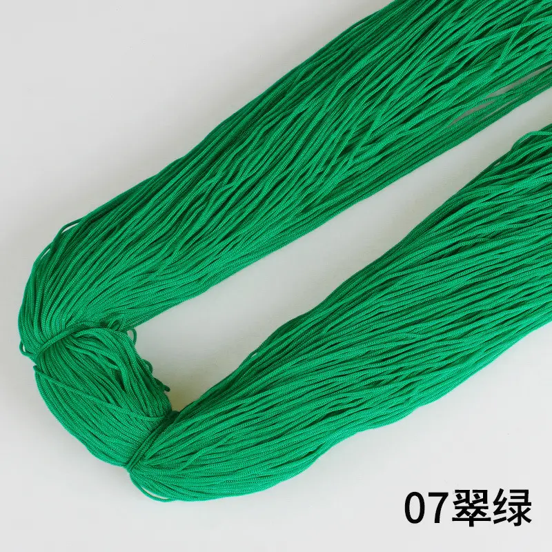 Ice Silk Line Hollow Line Ice Silk Line Thin Line Polyester Line Upgraded Edition Hand-woven Crochet Shoes Line Hook Bag Summer Hat