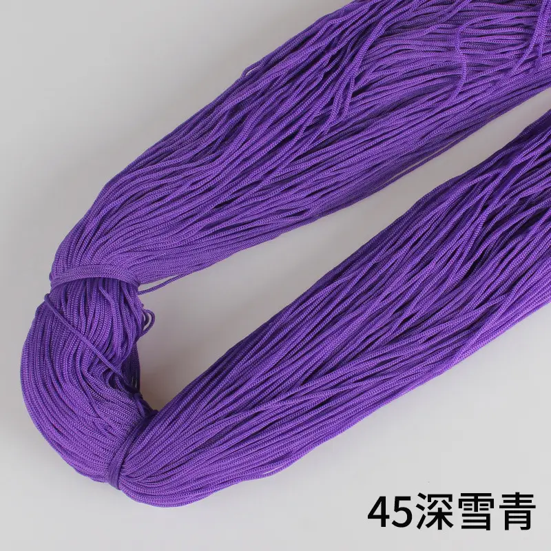 Ice Silk Line Hollow Line Ice Silk Line Thin Line Polyester Line Upgraded Edition Hand-woven Crochet Shoes Line Hook Bag Summer Hat