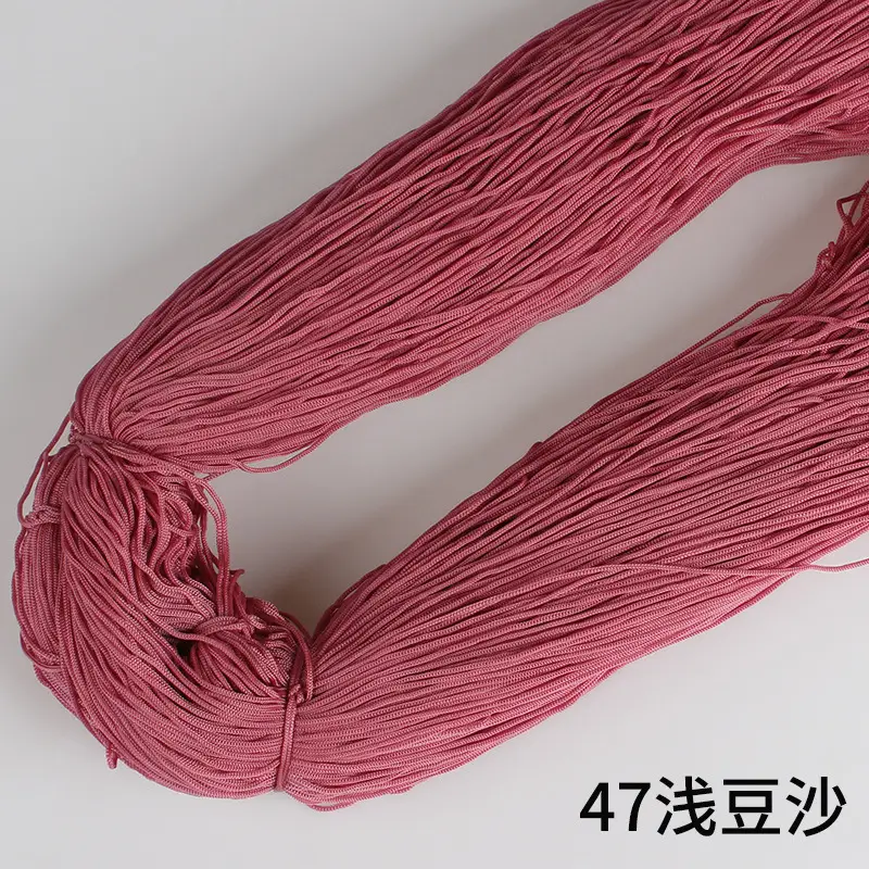 Ice Silk Line Hollow Line Ice Silk Line Thin Line Polyester Line Upgraded Edition Hand-woven Crochet Shoes Line Hook Bag Summer Hat