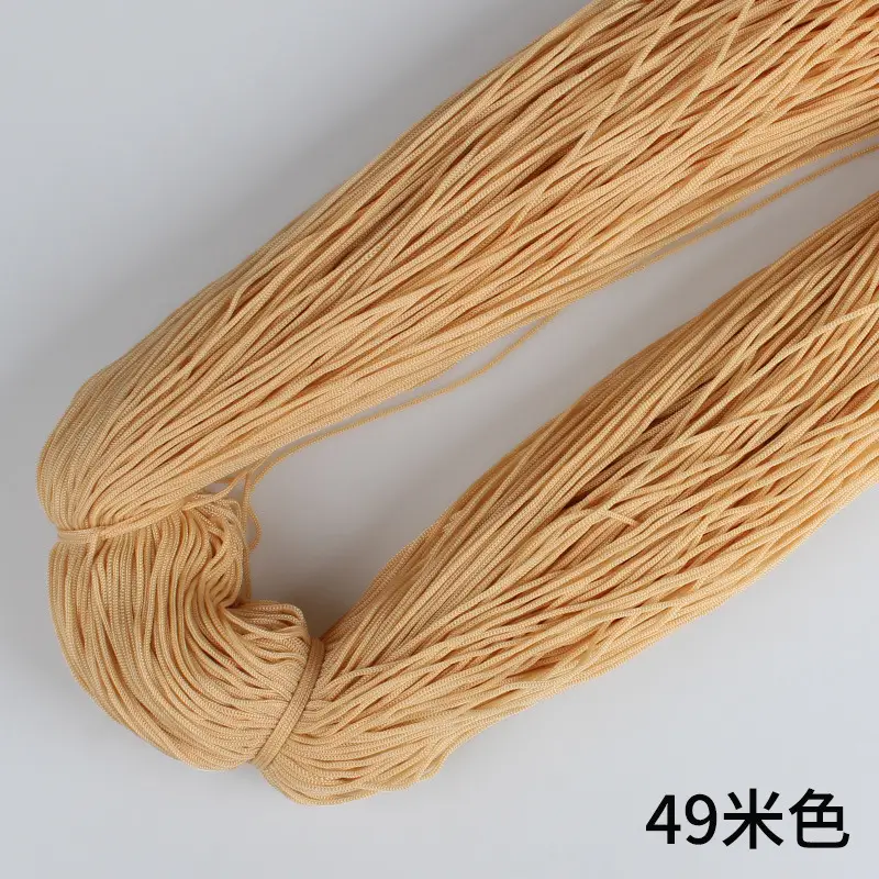 Ice Silk Line Hollow Line Ice Silk Line Thin Line Polyester Line Upgraded Edition Hand-woven Crochet Shoes Line Hook Bag Summer Hat
