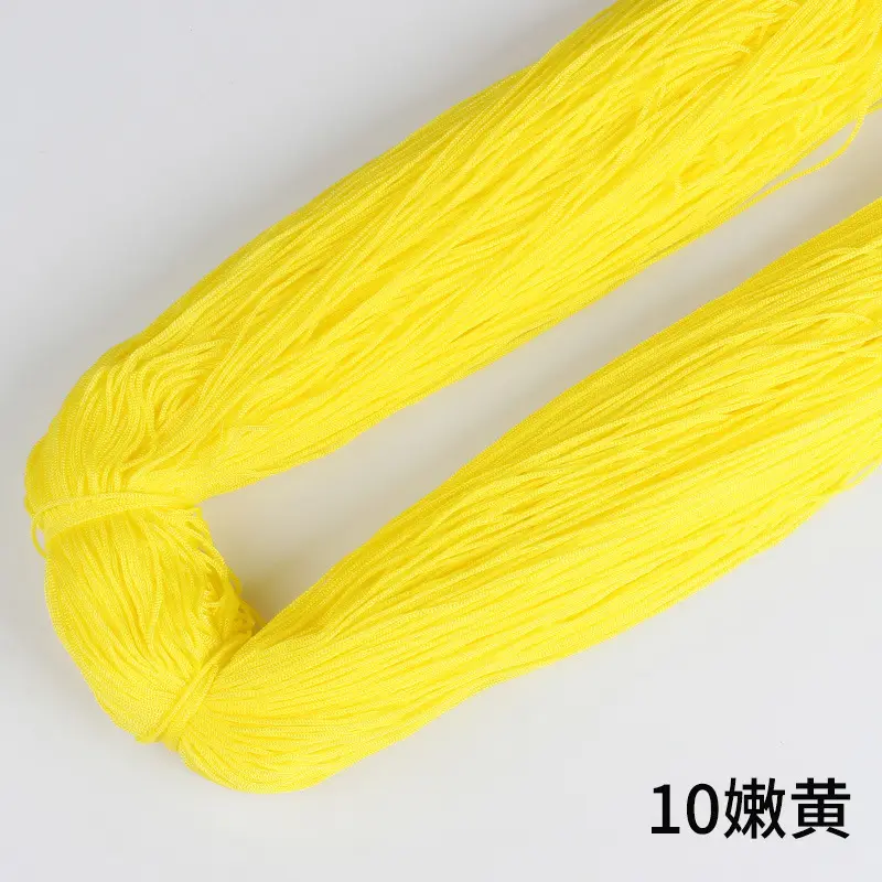 Ice Silk Line Hollow Line Ice Silk Line Thin Line Polyester Line Upgraded Edition Hand-woven Crochet Shoes Line Hook Bag Summer Hat