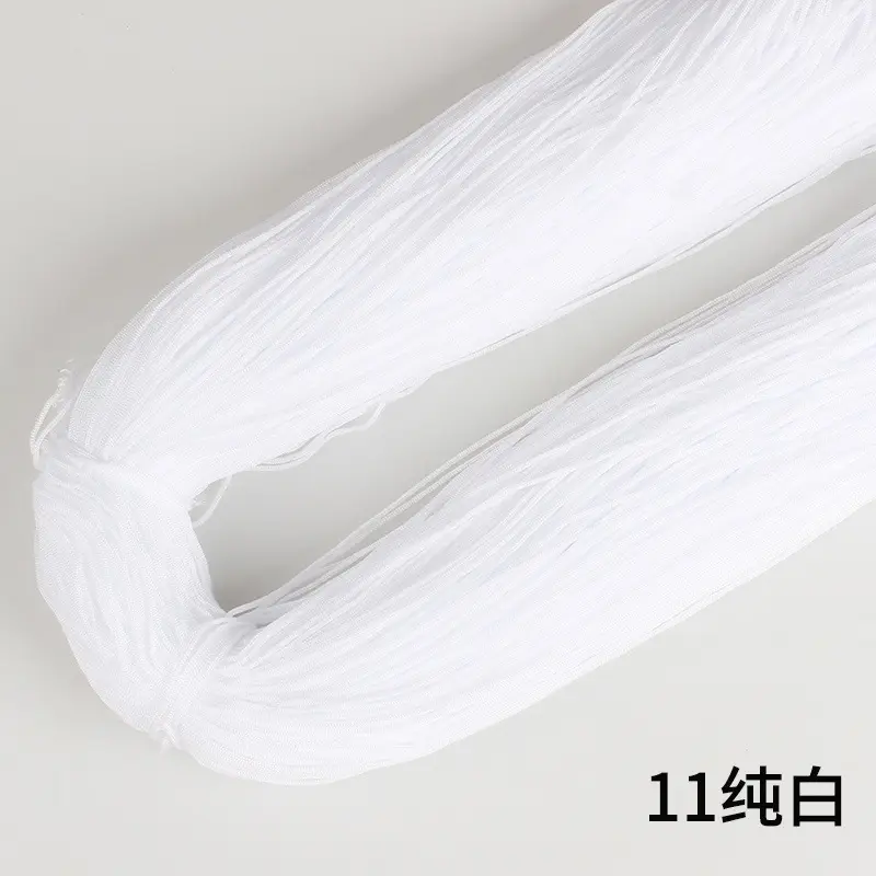 Ice Silk Line Hollow Line Ice Silk Line Thin Line Polyester Line Upgraded Edition Hand-woven Crochet Shoes Line Hook Bag Summer Hat