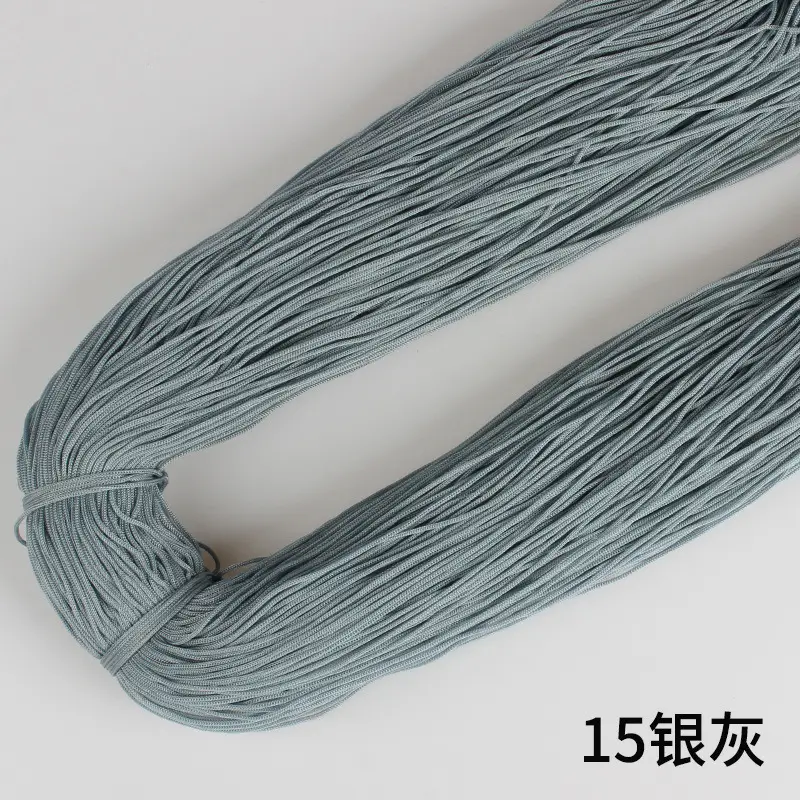 Ice Silk Line Hollow Line Ice Silk Line Thin Line Polyester Line Upgraded Edition Hand-woven Crochet Shoes Line Hook Bag Summer Hat