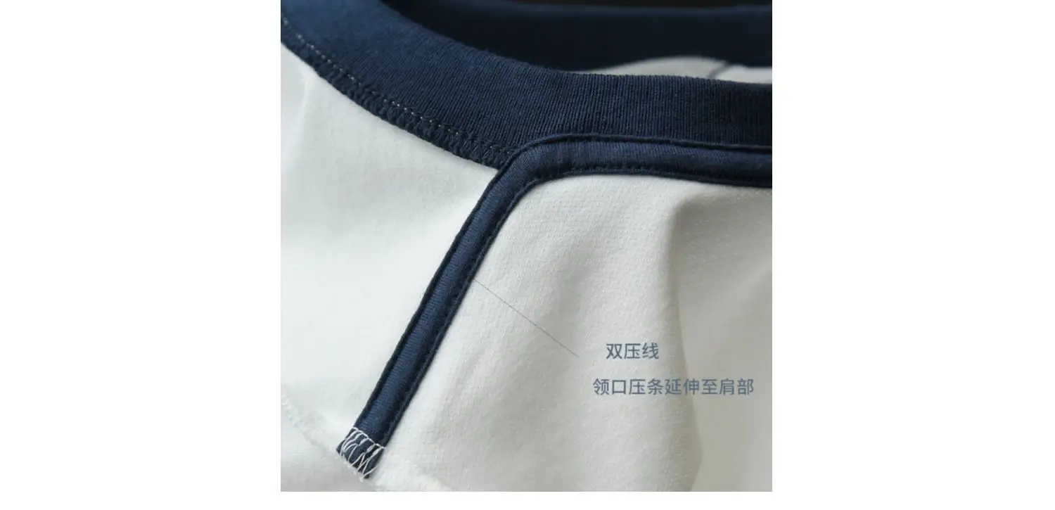 Children's Pique Cotton Light Blue Round Neck T-Shirt — feature 5