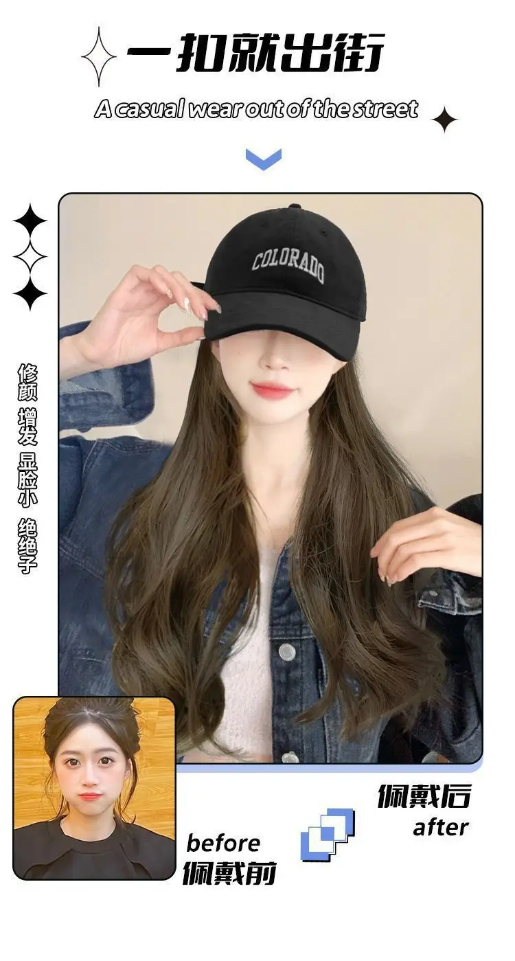 Korean Style Colorado Hair Wig Cap for Women — feature 13