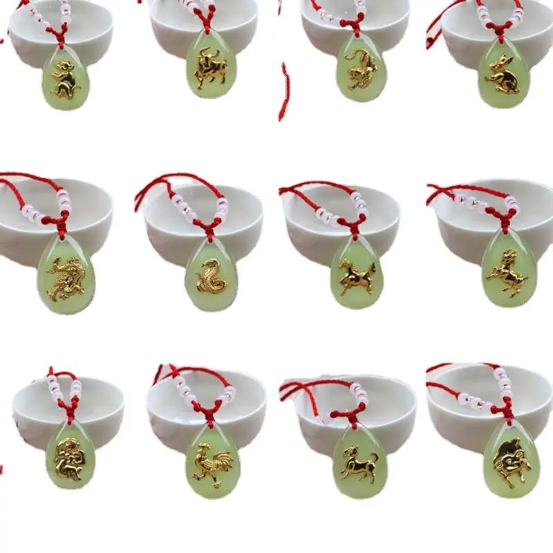 Luminous 12 Zodiac Pendant Red Rope Wholesale - Image 18