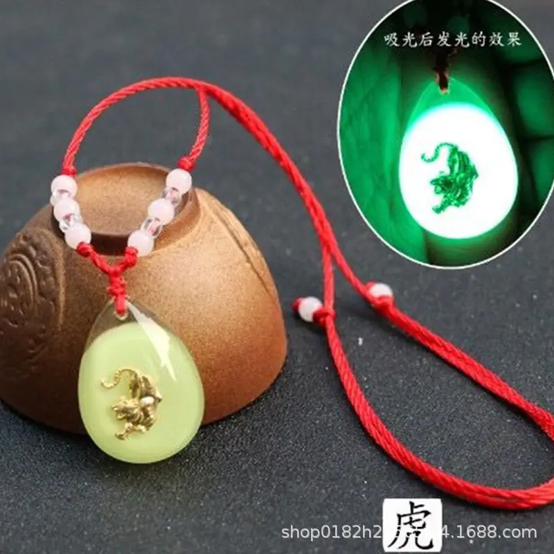 Luminous 12 Zodiac Pendant Red Rope Wholesale — feature 7