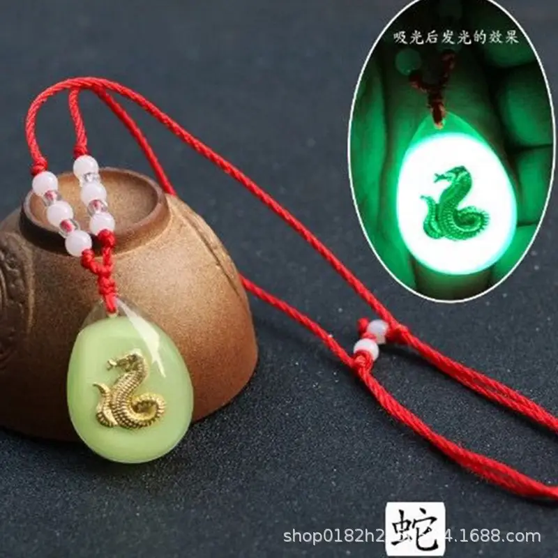 Luminous 12 Zodiac Pendant Red Rope Wholesale — feature 10