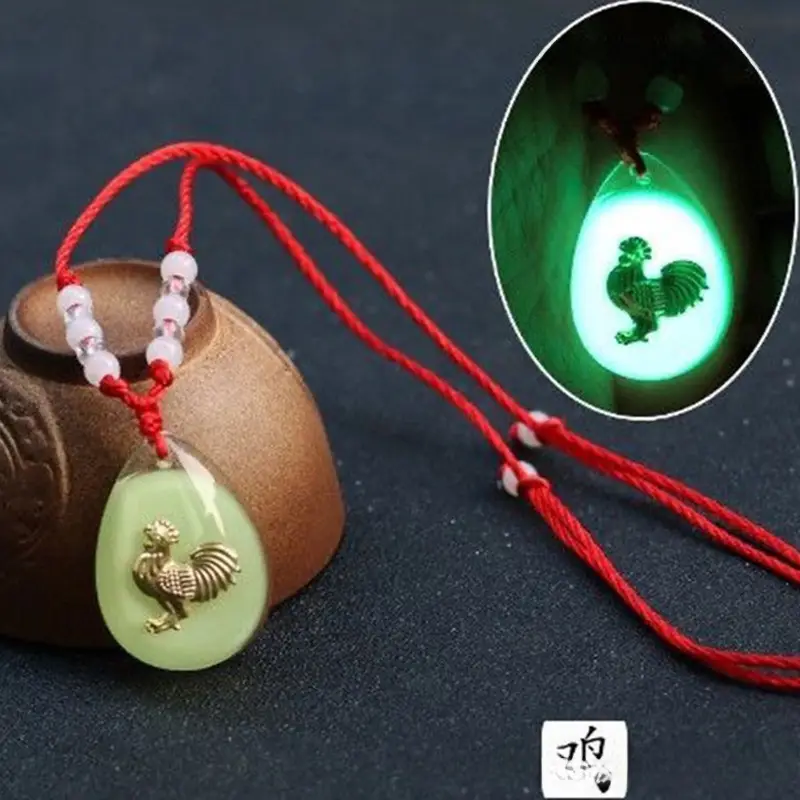 Luminous 12 Zodiac Pendant Red Rope Wholesale - Image 10