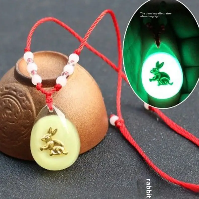 Luminous 12 Zodiac Pendant Red Rope Wholesale - Image 4