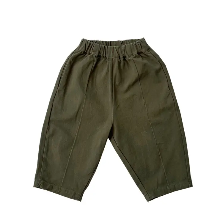Green Radish Stamped Casual Pants for Boys Girls Spring Autumn - Image 8